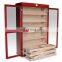 4000-5000ct cigars Custom large wooden cigar cabinet  humidor for cigar display with tray LED