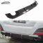 G26 3D Style 2-Side 1-Out Carbon Fiber Rear Diffuser Rear Bumper Lip Rear Splitter For BMW 4 Series G26