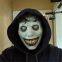 Creepy Smiling Demon Mask Halloween Horror Theme Party Cosplay Props Latex Masks