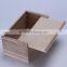 custom wood packing box wholesale gift box wood box with sliding lid made in china                        
                                                Quality Choice