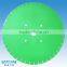 Wet cutting green concrete (new concrete) diamond saw blades