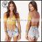 Women Net Tops Wholesale Sheer Ladies Lace Tops Latest Design