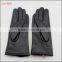 Ladies cheap fashion sheepskin leather hand gloves with zipper