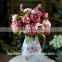 Manufacturers selling European autumn core simulation peony flowers Fake flowers desktop floral silk flower decoration