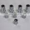 TPMS Green Top Nitrogen Tire Valve Stem Cap Sleeve Cover Chrome Set