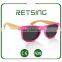 Plastic frame Bamboo arms sunglasses handmade, bamboo eyewear, bamboo sunglasses China