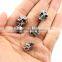 JFA1056 Mens Gothic Cool silver colour stainless steel skull beads