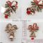 Various type of new christmas decoration gift 2016 christmas brooch jewelry B0466