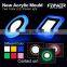 BIS Driver!!Blue/Red/Green/Pink round two color led panel light Faner