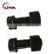 Part for excavator track shoe bolt and nut