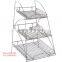 Retail Display Racks Include 3 Stationary Trays
