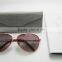 Brand new style leather wrapped foldable handmade glasses case