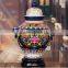 Chinese handpainted retro antique porcelain jar for home decoration