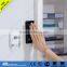 Automatic interior door with aluminum frame