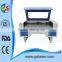 Two laser heads Mini co2 laser cutting machine with competitive price