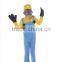 Party Carnival children despicable me fancy dress child minion costume for kids