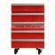 JGA Retro Style 1 Drawer 50L Mini Toolbox Refrigerator , Safe Fridge With 4 Wheels Vertical Freezer Used