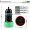 black and cheap dual port 3.4 A usb car charger