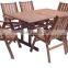 Meranti Outdoor / Garden Furniture Set - Table + 6 chair