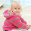 winter / antumn baby outdoor warm soft stripe hooded coat