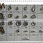 wholesales flact back various shape hot fix rhinestone
