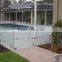 Exterior use framless glass railing with spigot for pool fencing