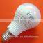 popular 7W LED bulb plastic body LED lamp with E14/E27/B22 lamp holder