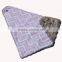 2016 Chevron Pattern Taupe Cotton Baby Bib Made in China 9 Designs