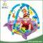 2016 New design musical baby play carpet with rattle