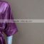 Purple short satin silk nightgown/pajamas