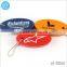China custom keychain manufacturer wholesale souvenirs PU key tags floating keychains
