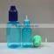 5ml pet bottle tamper cap light blue/light blue bottles/ 5ml essential oil packaging