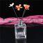 classic square home decoration fragrance diffuser glass bottle