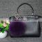 Genuine fur bag charm hand made wholesale fox fur key chain fox fur key ring