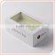 crisp white box attach PVC display window on the top