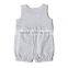 baby boy cute summer romper sleeveless grey rompers baby boy romper and sleep suits