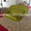 2015 new design living room sofa Green fabric sofa