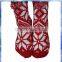 red and white snowflake knitted adult anti slip sock for women