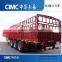 CIMC Side Wall Vehicles Semi Trailer Transport By Heavy Tractor SINOTRUCK