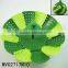 Nylon Collapsible Steamer Basket,Green and Dark green