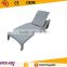 Top Supplier outdoor rattan furniture great waterproof french chaise lounge with arm