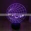 3D Optical Night Light Time Machine 7 RGB Light Colors 10 LEDs AA Battery or DC 5V Mixed Lot