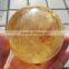 orange color natural rock Selenite balls for sale