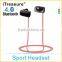 new design wireless high quality sport Bluetooth earphone headset long standby time
