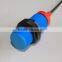 FKC3020 Series M30 Capacitive Proximity Sensor, With Red Tube Protected From Damage, 3-wire, NPN/PNP, Max 20mm Sensing Range.