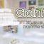 clothes hanger thick round soft fabric hanger for bedroom clothing store