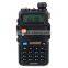 UV-5R walkie talkie 5W dual band two way radio 128 channels UHF VHF dual band mobile radio