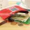 Fancy Promotion gift cute canvas Zipper Mini Coin Purse wallet UK flag bus postage stamp printed cotton Coin Purse Wholesale