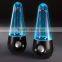 Portable Stereo Bluetooth Dancing Water Tower subwoofer Speaker with Color Light