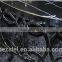 Black Ti-coated Stainless Steel Marble Tea Table